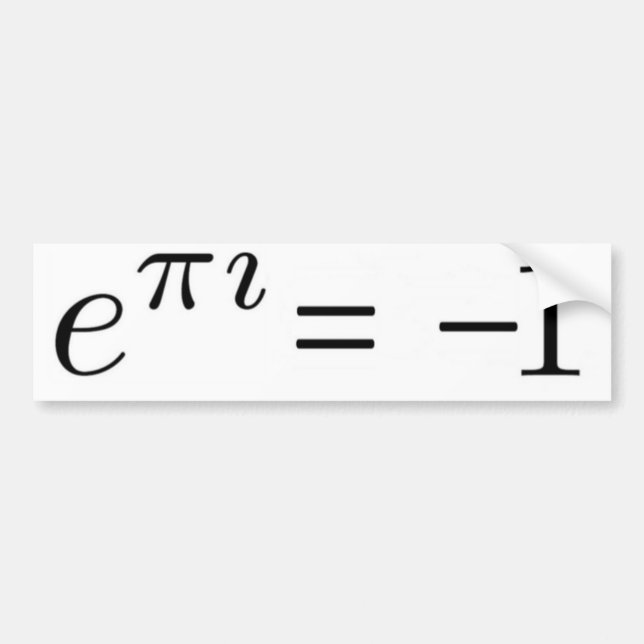 Euler formel! bildekal (Framsidan)