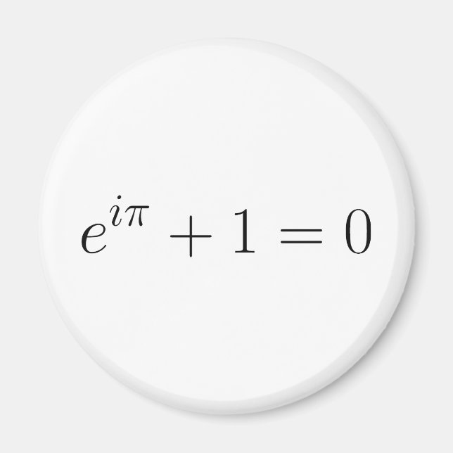 Euler-formeln Magnet (Framsidan)
