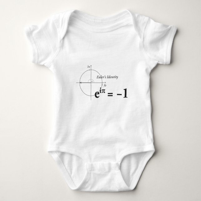 Euler identitetsformel tee shirt (Framsida)