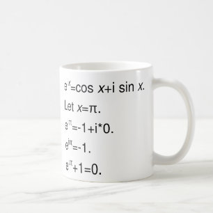 Eulers formel, avledning av identitetskaffemuggen kaffemugg