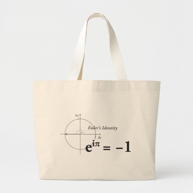 Eulers formel för identitetsMath Jumbo Tygkasse (Framsidan)