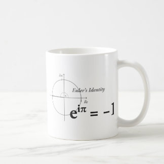 Eulers formel för identitetsMath Kaffemugg