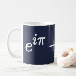 Eulers identitetsekvation Vetenskaplig matematisk Kaffemugg