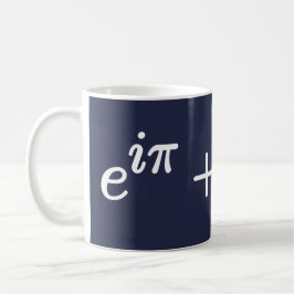 Eulers identitetsekvation Vetenskaplig matematisk Kaffemugg