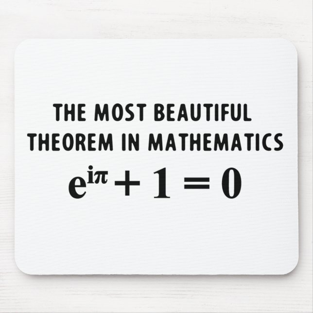 Eulers identitetsmousepad musmatta (Framsidan)