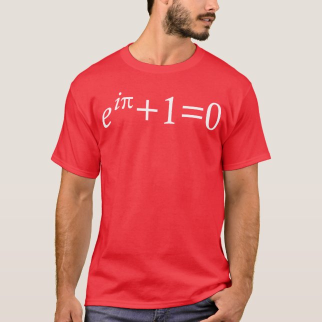 Eulers identitetsT-tröja Tee Shirt (Framsida)