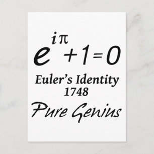 Euler's Identity Vykort