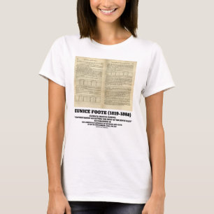 Eunice Foote Climate Change Pioneer T Shirt