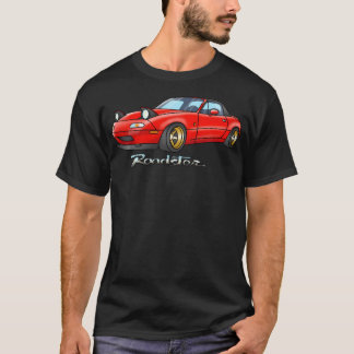Eunos Roadster in Red Jdm Car T Shirt
