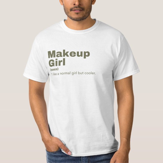 Eup Girl - Makeup T Shirt (Framsida)