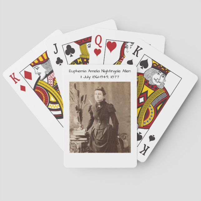 Euphemia Amelia Nightingale Allen Casinokort (Baksidan)