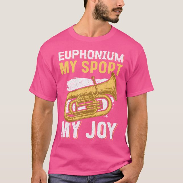 Euphonium Brass Euphoniumist Euphonium Brass Orkes T Shirt (Framsida)