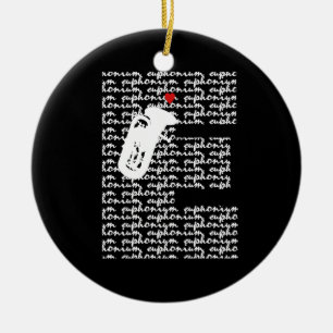 Euphonium Brev E Julgransprydnad Keramik