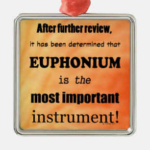 Euphonium - det viktigaste instrumentet julgransprydnad metall
