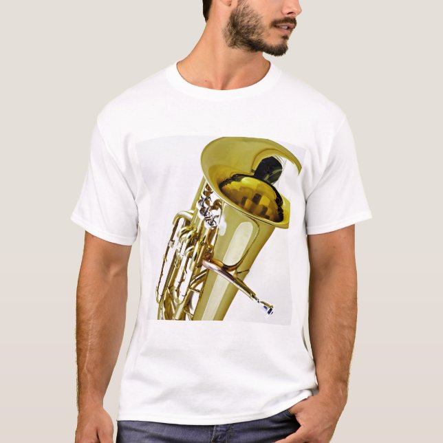 Euphonium eller barytonskjorta t-shirt (Framsida)