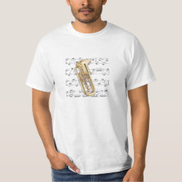Euphonium för skjorta (tända) - - välj din färg t-shirt