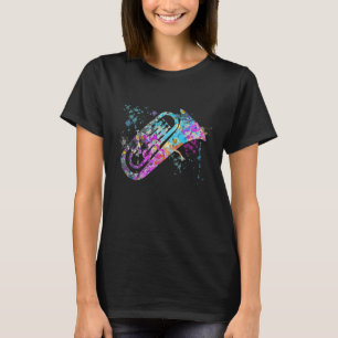 Euphonium Instrument Silhouette Euphoniums T Shirt