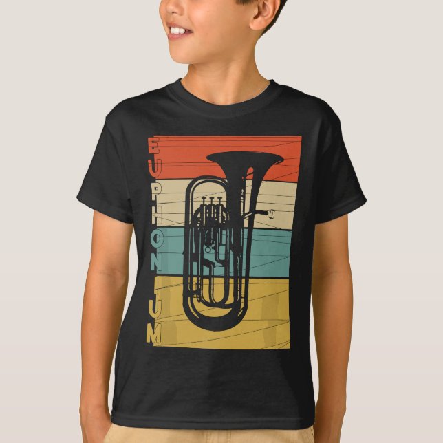 Euphonium Marching Band Gift T Shirt (Framsida)