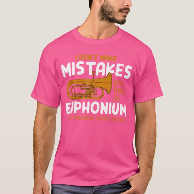 Euphonium Player Funny Euphonist Music Gift Men Wo T Shirt (Framsida)