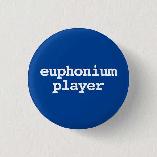 Euphonium player typography Button Knapp (Framsida)