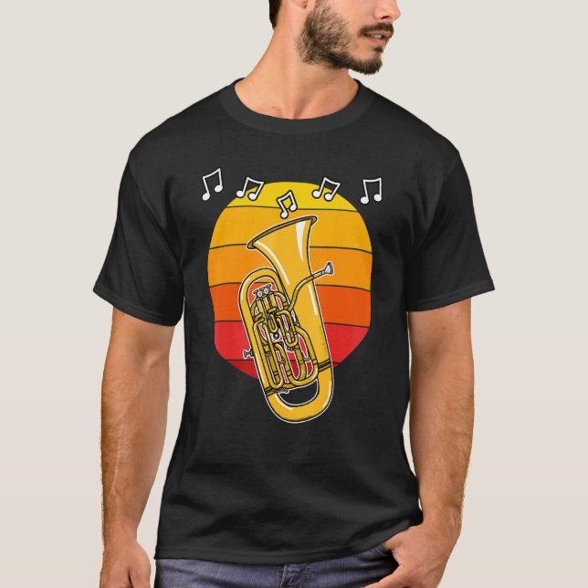 Euphonium Sommarfestival Brass Musician T Shirt (Framsida)