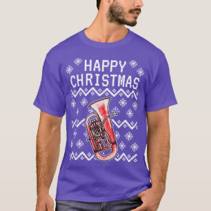 Euphonium Ugly jul Euphoniumist Brass Musici T Shirt