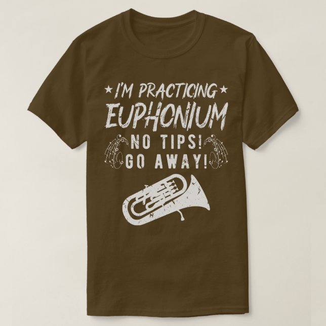 Euphoniumist Euphonium T Shirt (Design framsida)