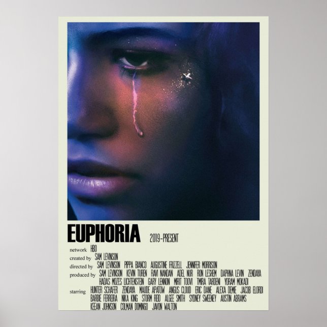 Euphoria Alternative Art TV Show Large 2 Poster (Framsidan)