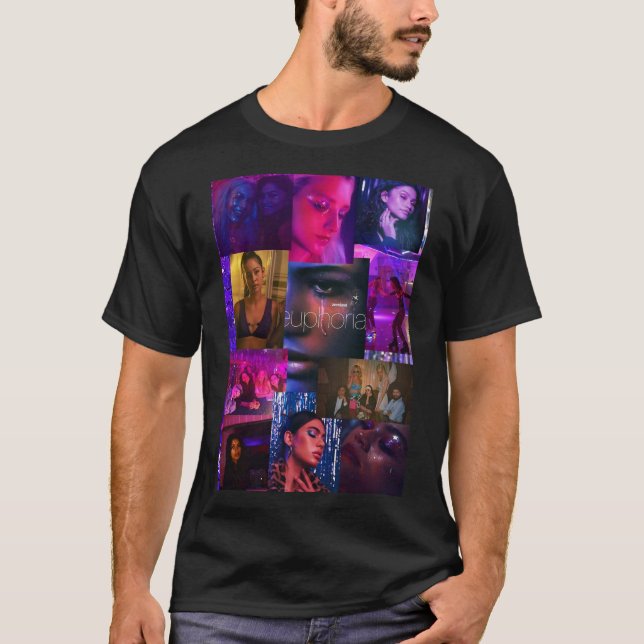 Euphoria Collage Poster T Shirt (Framsida)
