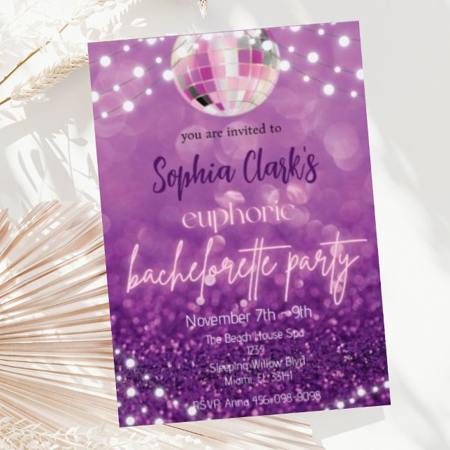 Euphoria Sängkammarparty Inbjudan  (Skapare uppladdad)