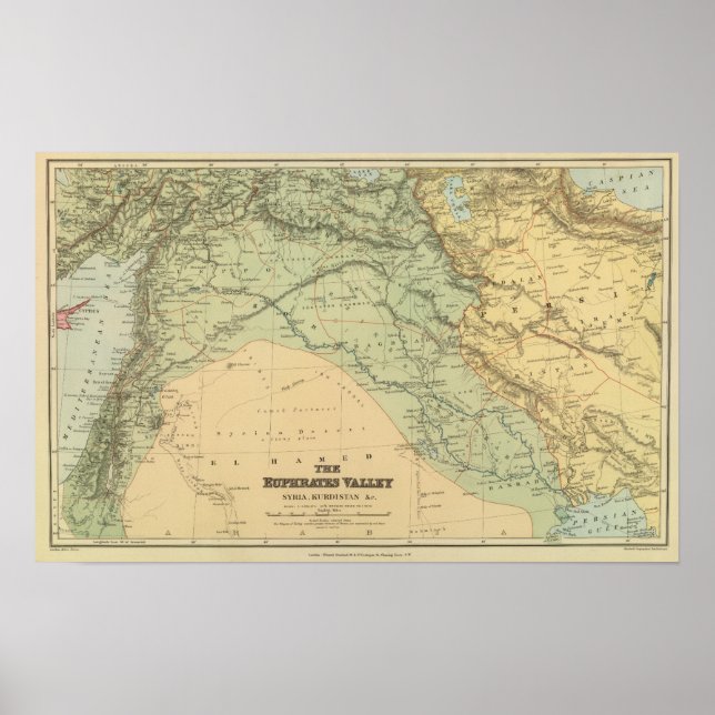 Euphrates Valley, Syrien Poster (Framsidan)