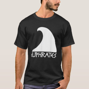 Euphratfloden Turkiet, Syriens geografiska läge Po T Shirt