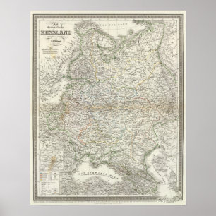 Eur Russland - Europa, Ryssland Poster