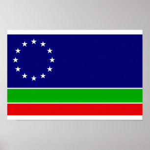 eurasia flagga europe asia kontinentsymbol poster