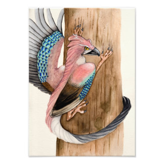 Eurasian Jay Dragon Fototryck