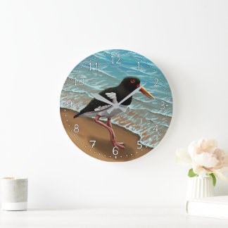 Eurasian Oystercatcher clock Stor Klocka