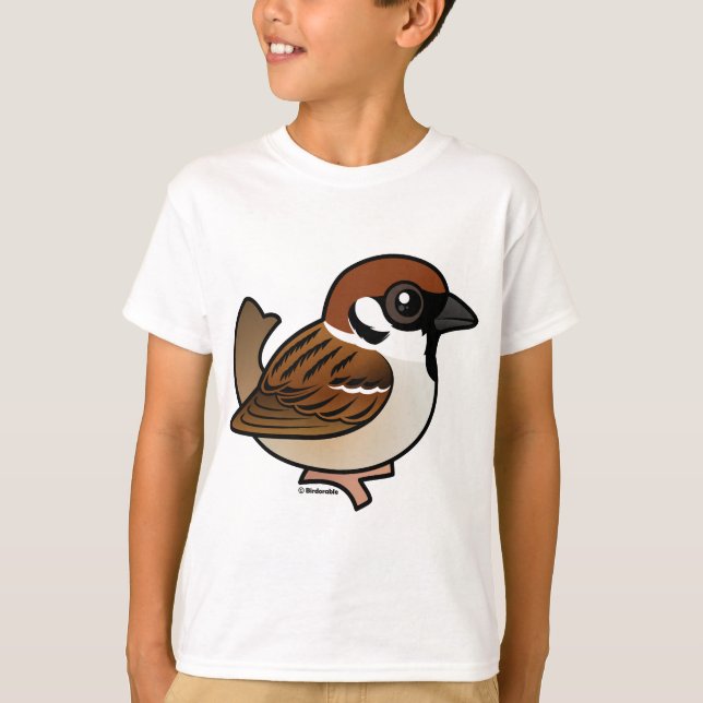 Eurasian Träd Sparrow Tröja (Framsida)