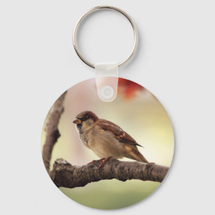 EurasianträdSparrow Keychain Nyckelring