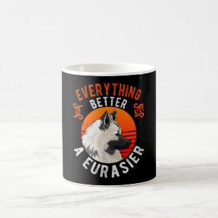 Eurasier Hund BeSnyt Gift Idea Kaffemugg