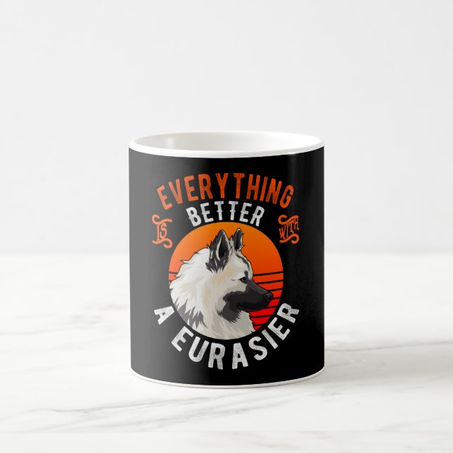 Eurasier Hund BeSnyt Gift Idea Kaffemugg (Center)