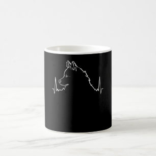 Eurasier Hund Heartslag Kaffemugg