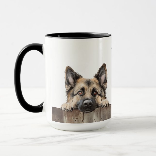 Eurasier Hund Mugg (Vänster)