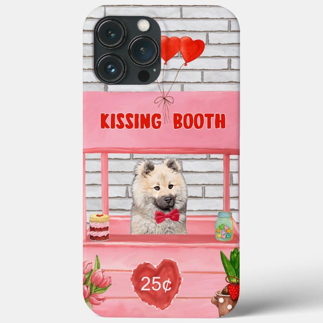 Eurasier Hund Valentindagen Kissing Booth (Baksida)