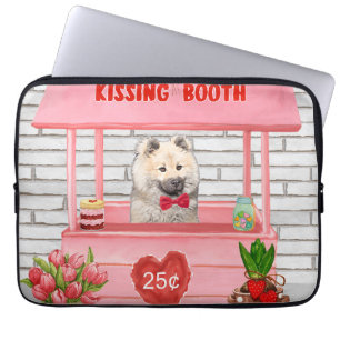 Eurasier Hund Valentindagen Kissing Booth Laptop Fodral