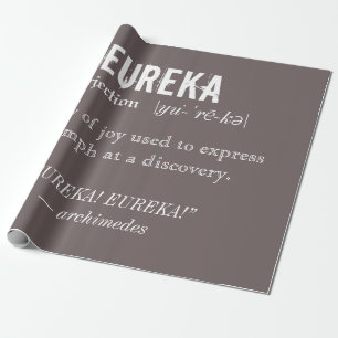 Eureka Definition Archimedes Principle Science Presentpapper