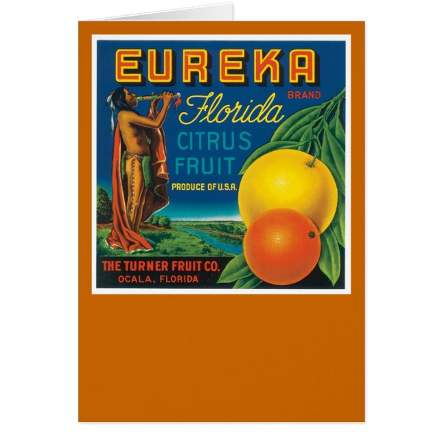 Eureka Florida Citrus Fruit Hälsningskort (Framsidan)