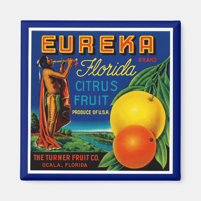 Eureka Florida Citrus Magnet (Framsidan)