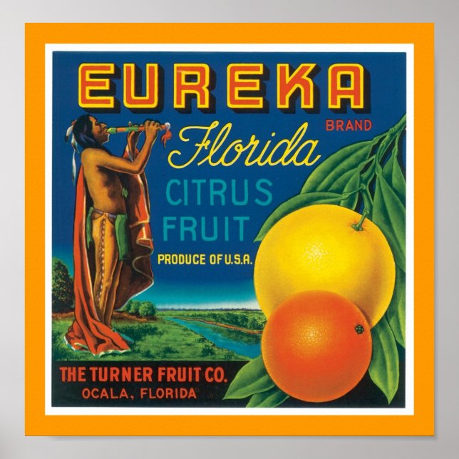 Eureka Florida Citrus Poster (Framsidan)