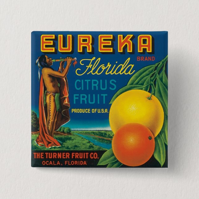 Eureka Florida citrusfrukt Knapp (Framsida)