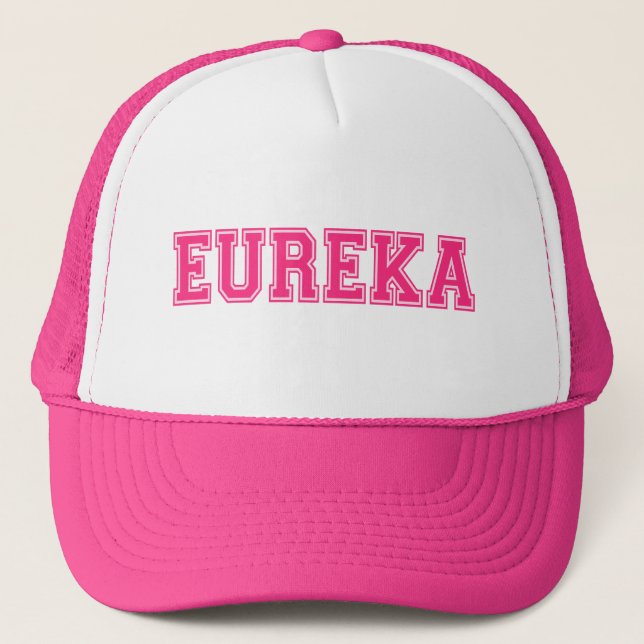 😜 Eureka-Funny Coola Exclamation Snyggt Trucker Keps (Framsida)
